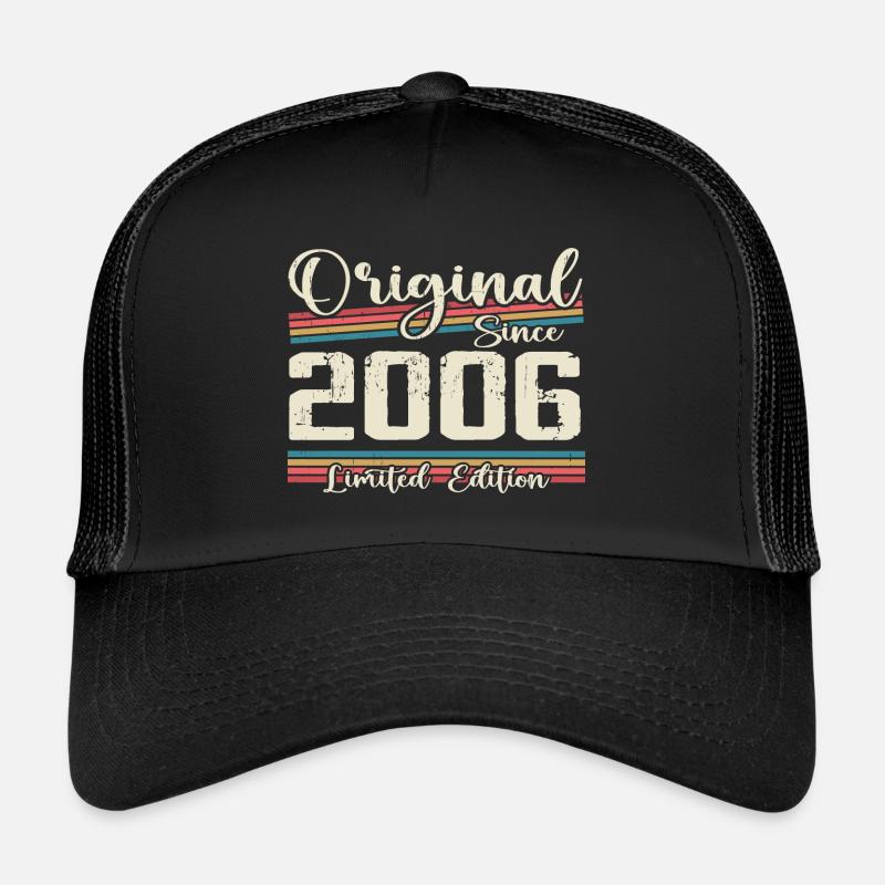 2006 Cadeau D’anniversaire Rétro Vintage 2006 Casquette trucker 