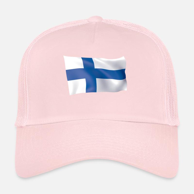 Drapeau de la Finlande Casquette trucker 