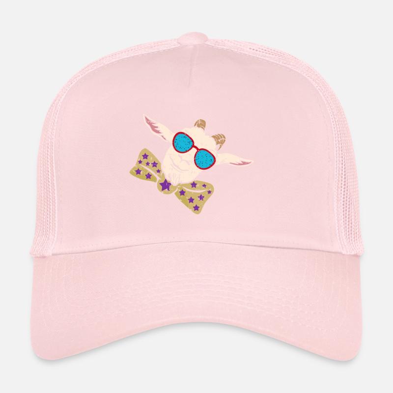 Chèvre cool avec noeud papillon | parti chèvre Casquette trucker 