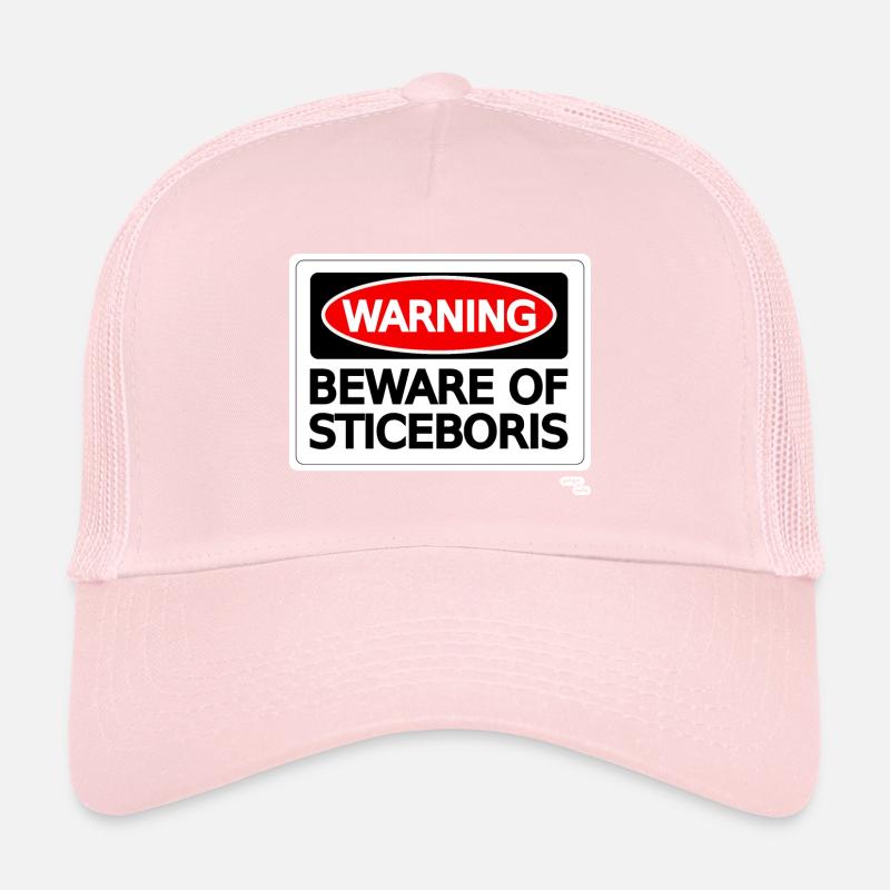 Méfiez-vous de Sticeboris Casquette trucker 