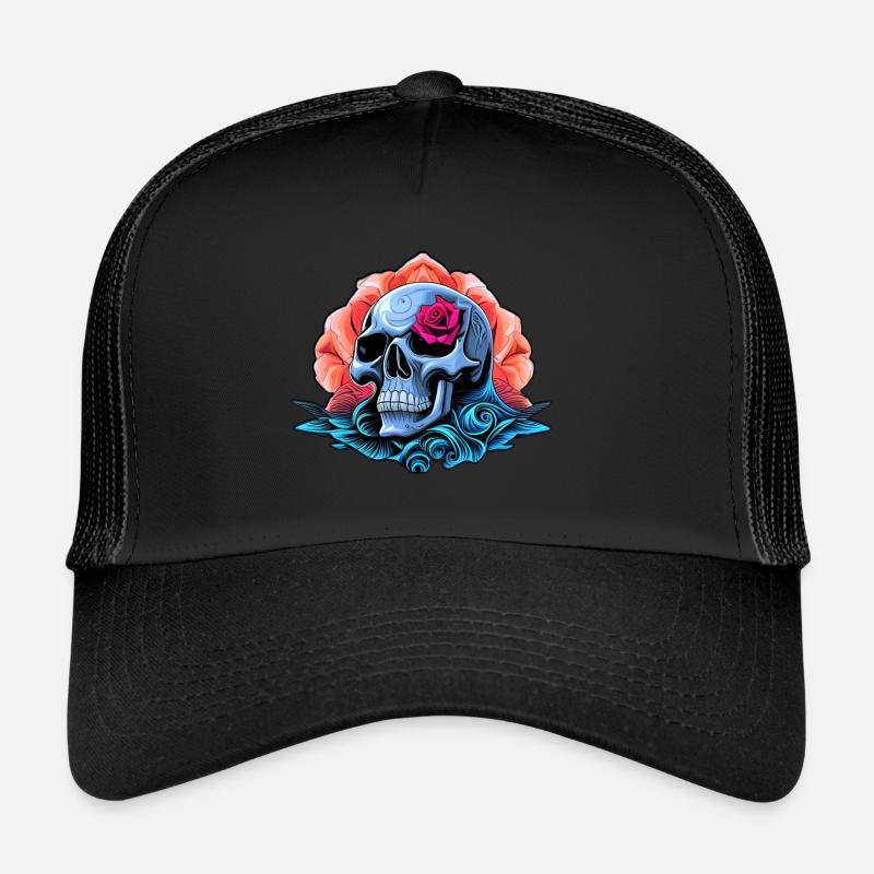 Skulls 'n' Roses - The Rosehead Trucker Cap