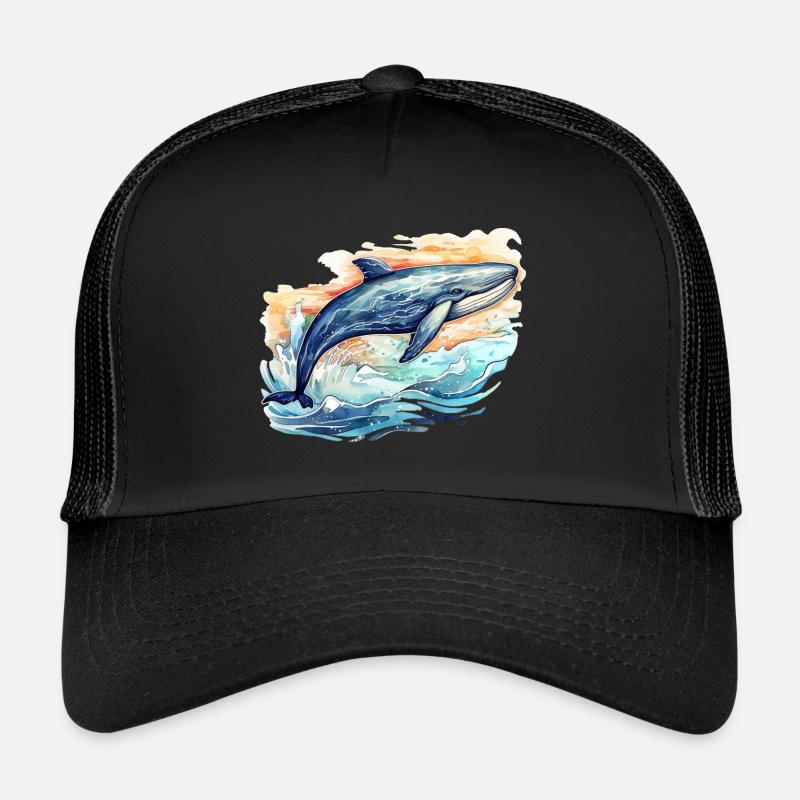 Whale Trucker Cap