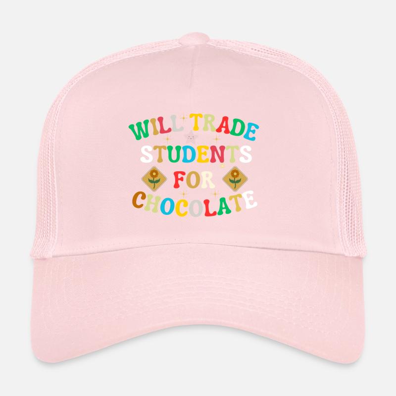 Échangera des étudiants contre un cadeau de professeur de chocolat Casquette trucker 