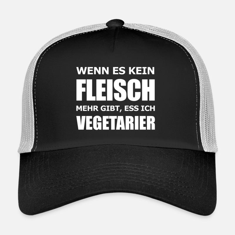 Wenn es kein Fleisch mehr gibt, ess ich Vegetarier Trucker Cap