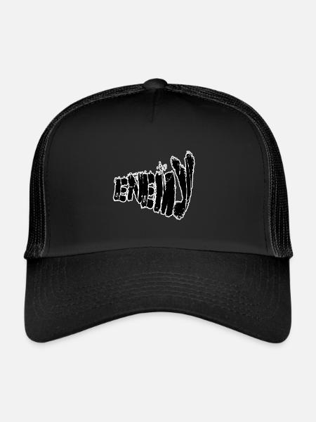 Enemy - Trucker Cap - black/black - Front