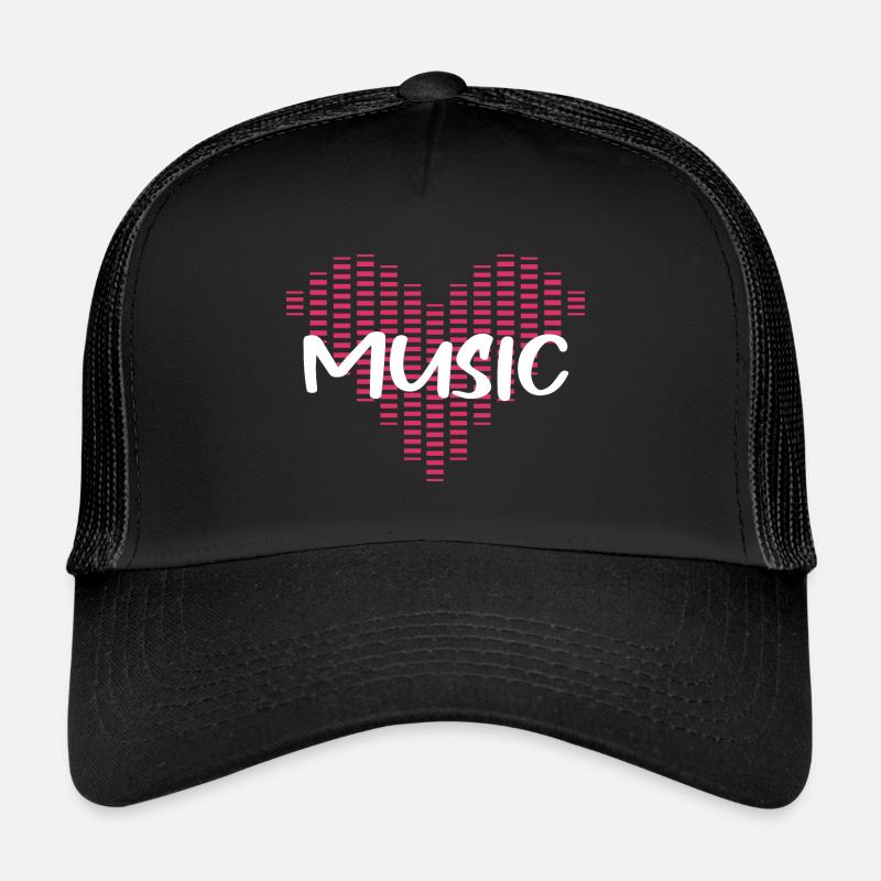 Liebesmusik - Herz-Equalizer Trucker Cap