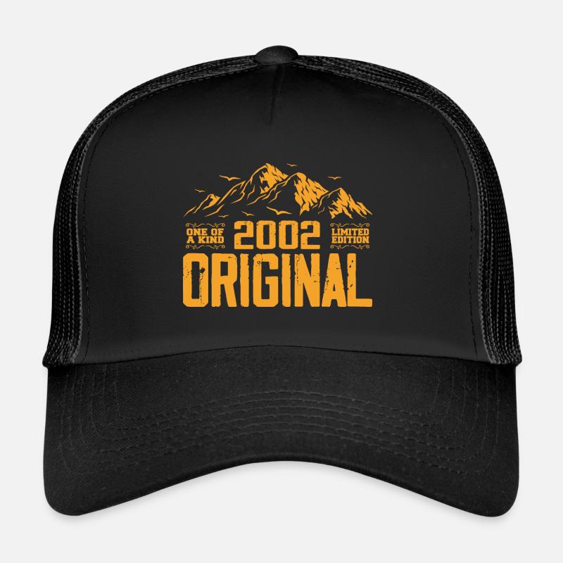 Vintage 2002 Cadeau d’anniversaire - Retro 2002 Casquette trucker 