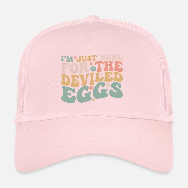 I'm just here for the deviled eggs Casquette trucker 