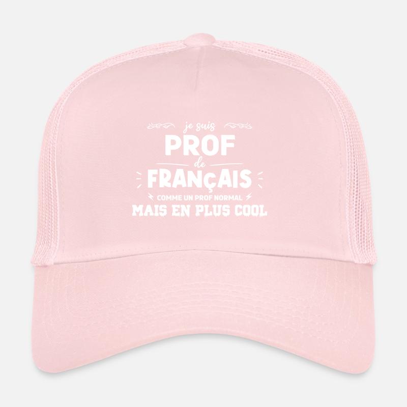 Prof de français Casquette trucker 