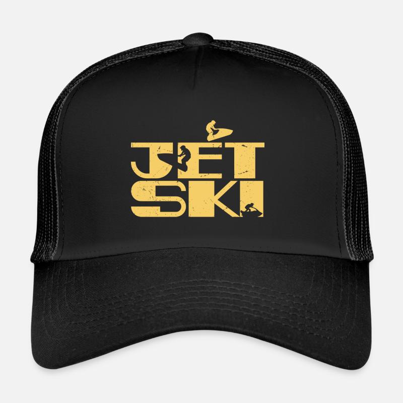 Jetski | Jetski - Trucker Cap - Schwarz/Schwarz