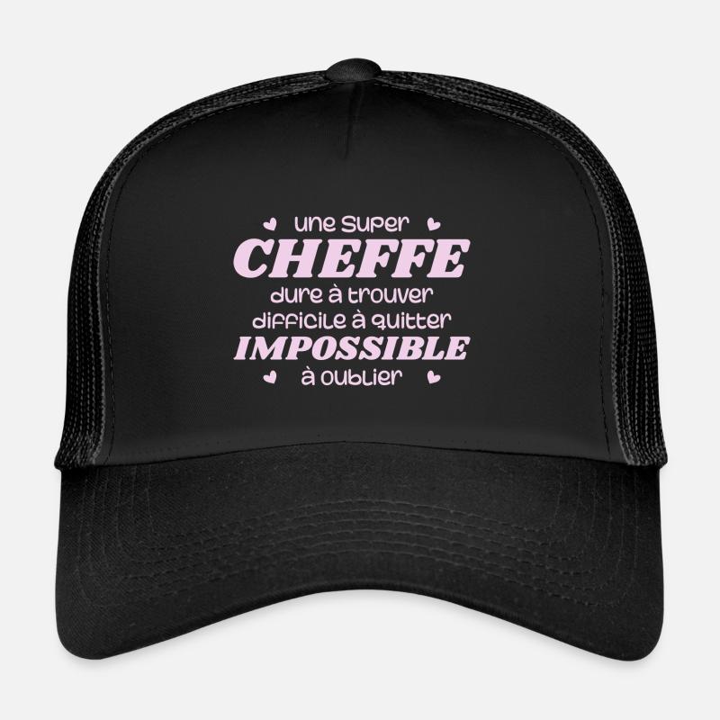 Super Cheffe Casquette trucker 