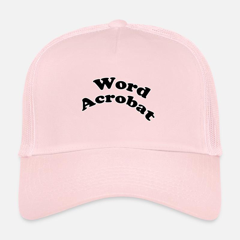 Word acrobat Trucker Cap