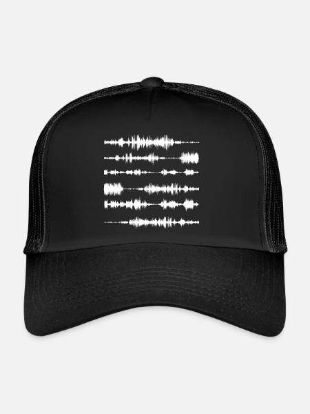 Music bitrates - Trucker Cap - black/black