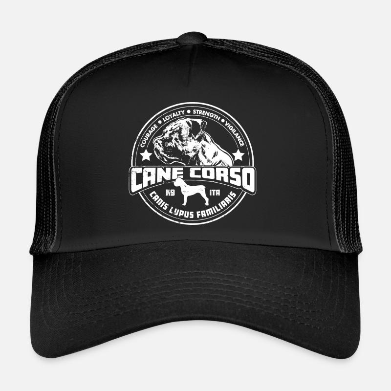 Cane Corso - Trucker Cap - Schwarz/Schwarz