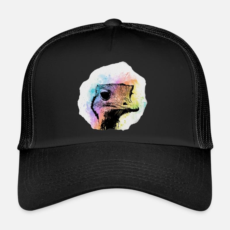 Emu Aquarell - Trucker Cap - Schwarz/Schwarz