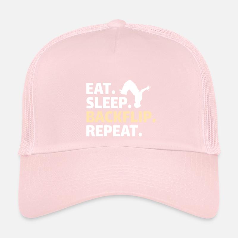 GYMNASTIQUE: manger, retourner, dormir, répéter Casquette trucker 