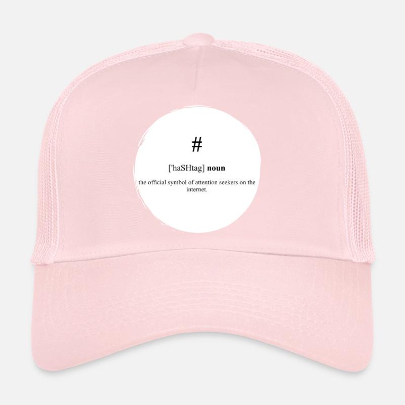 # (hashtag) Définition Dictionary Casquette trucker 