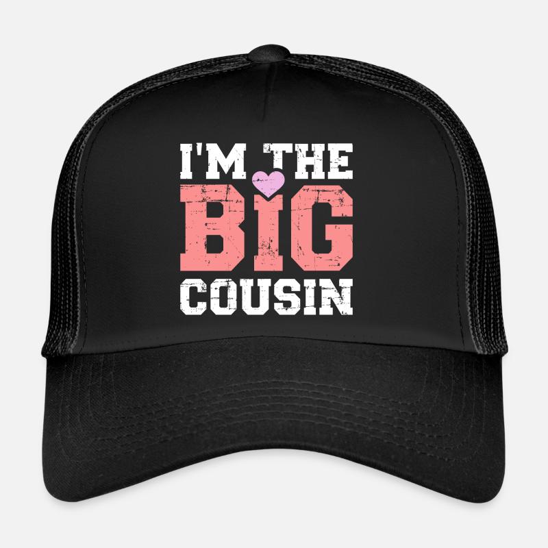 Cousine - Trucker Cap - Schwarz/Schwarz