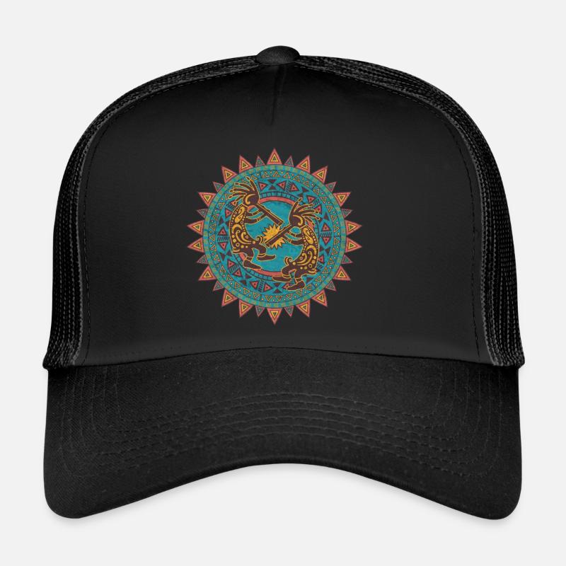 Kokopelli Duo - Sun Ornaments 1 Casquette trucker 