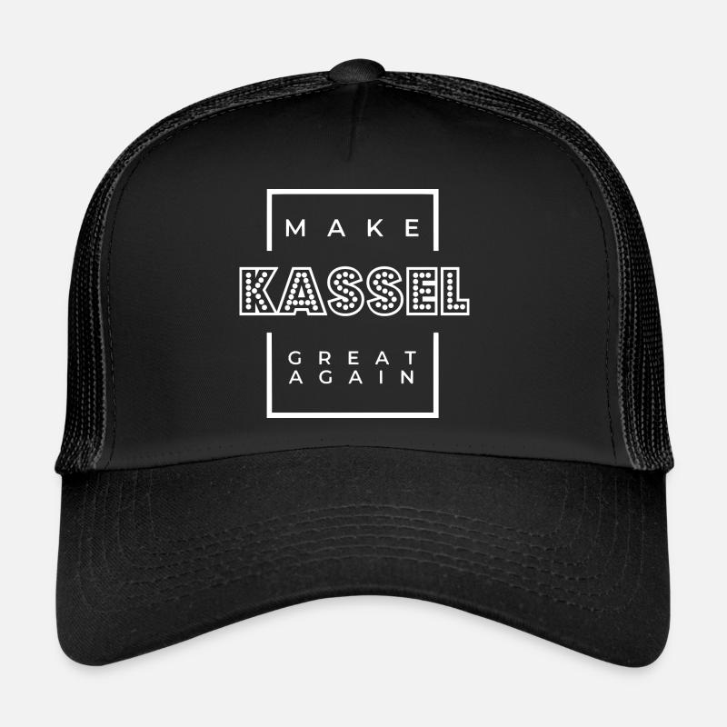 KASSEL - Make great again - Trucker Cap - Schwarz/Schwarz