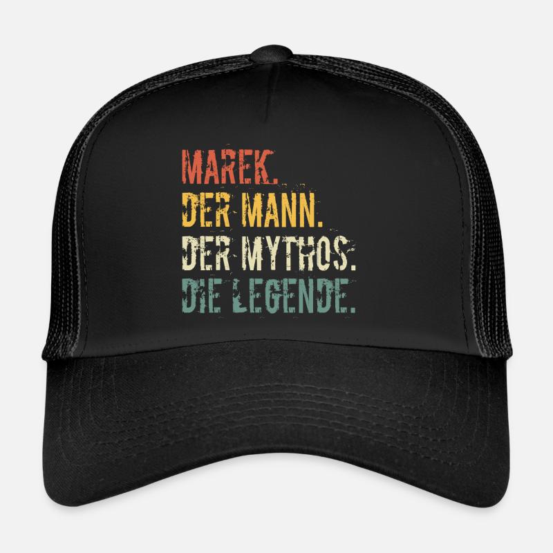 Vorname Name Marek Der Mann Der Mythos Die Legende Trucker Cap