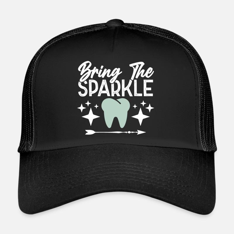 les dents brillent Casquette trucker 