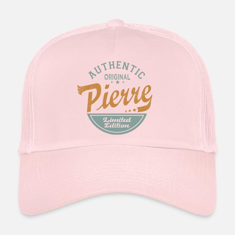 Pierre first name Gift Personalized Tshirt stone Trucker Cap
