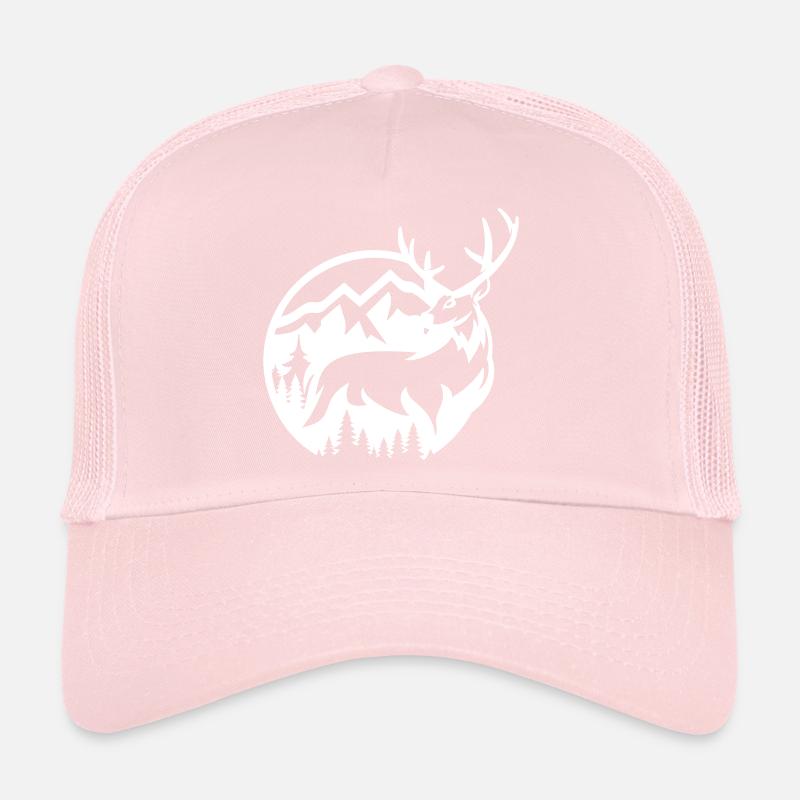 DEER DEER HUNTING GAME DEER MOTIF Trucker Cap