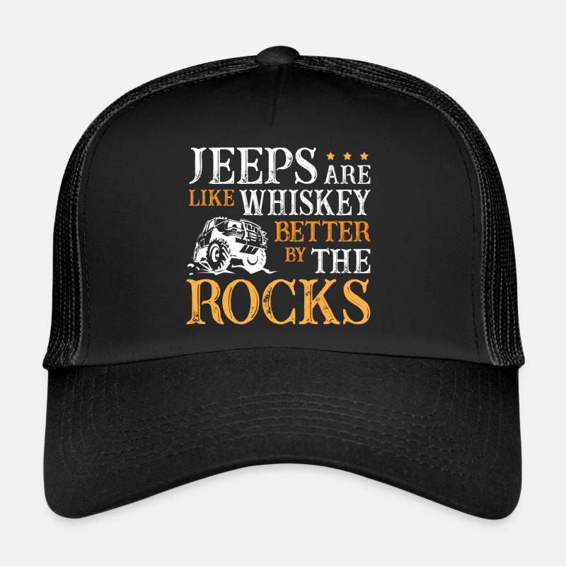 Jeeps Whisky et Rochers Casquette trucker 