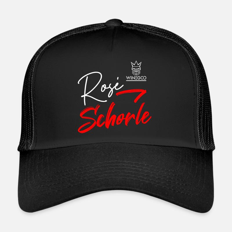 Winegod drôle en disant Rosé Schorle Casquette trucker 