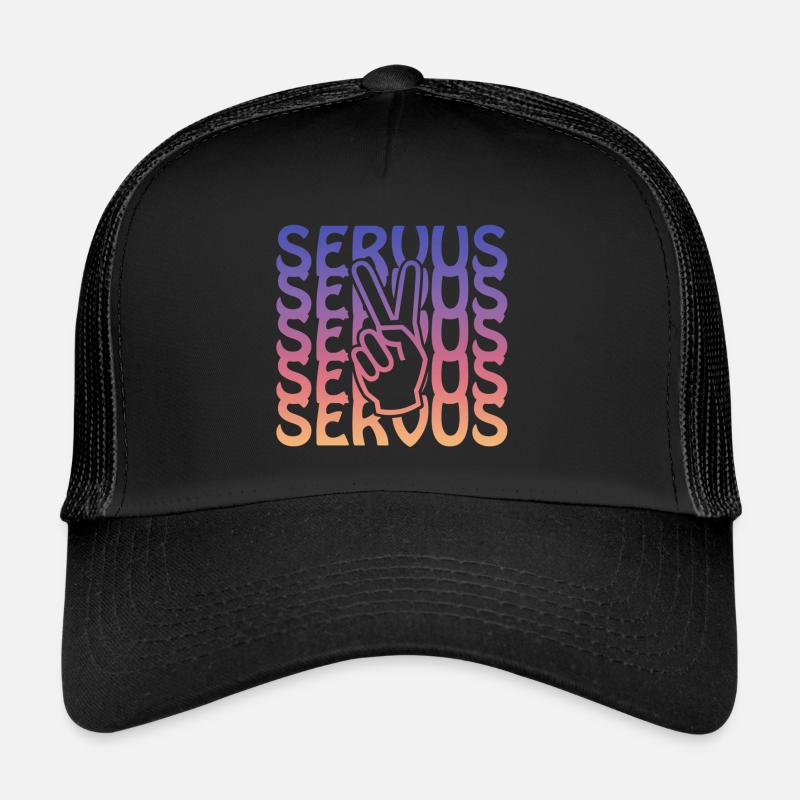 servus peace Trucker Cap