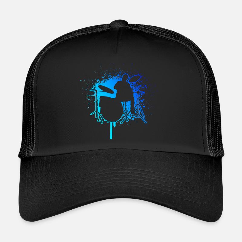Drums Percussionist Drummer Trucker Cap