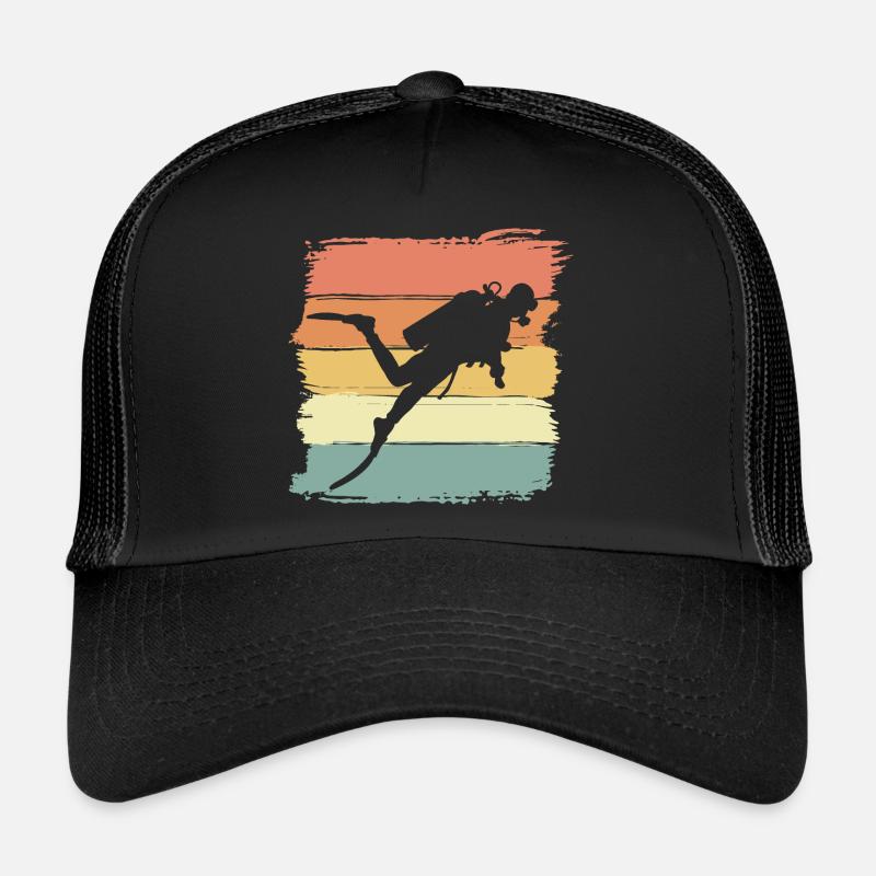 Diving vintage retro diving Trucker Cap