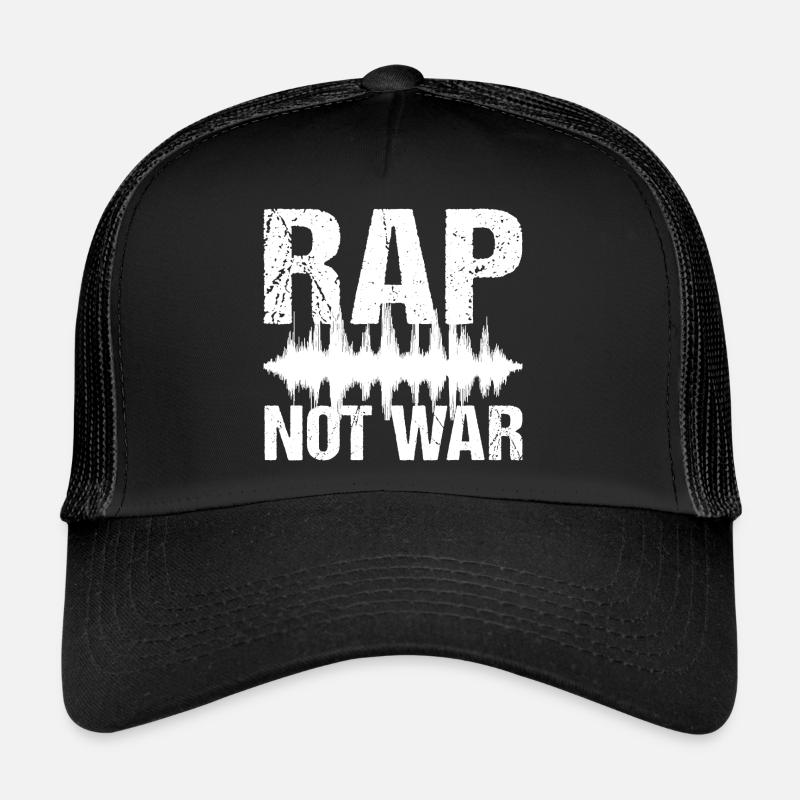 Rap Not War Peace Hip Hop Music Rap Trucker Cap