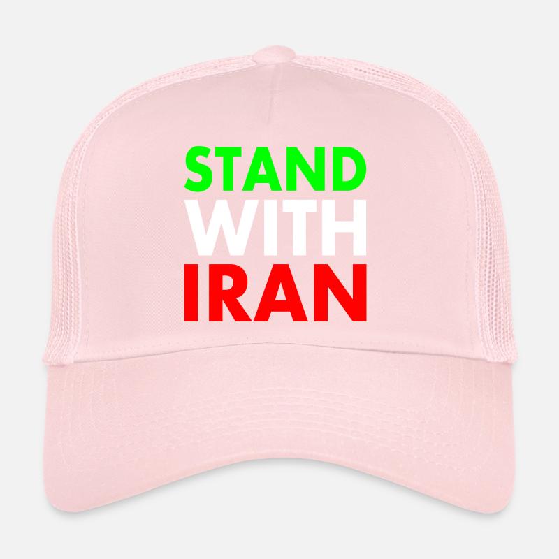 Stand with iran Casquette trucker 