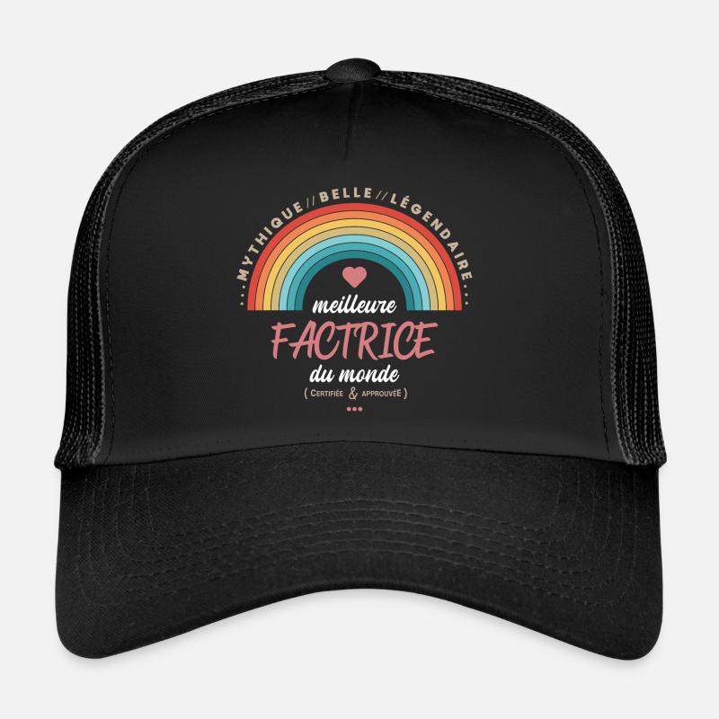 Meilleure factrice du monde Casquette trucker 