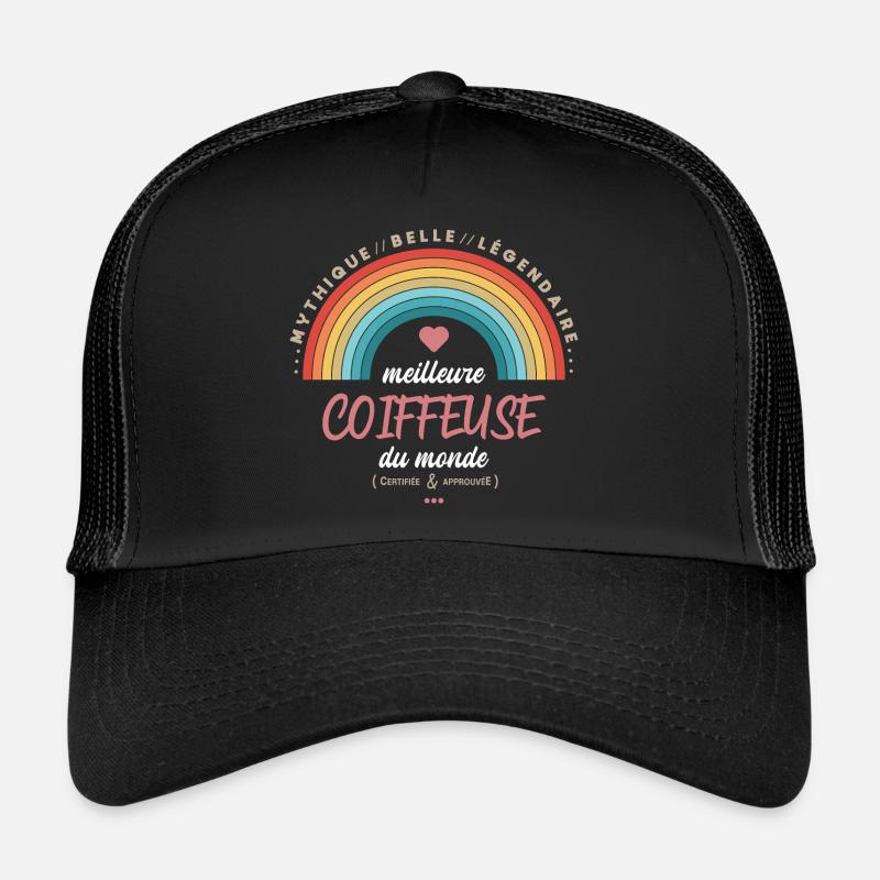 Meilleure coiffeuse du monde Casquette trucker 