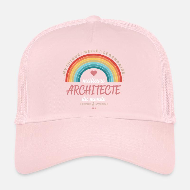 Meilleure architecte du monde Casquette trucker 