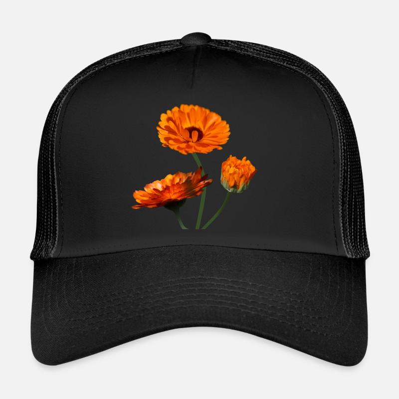 Ringelblumen Ringelblume orangene Blumen Trucker Cap
