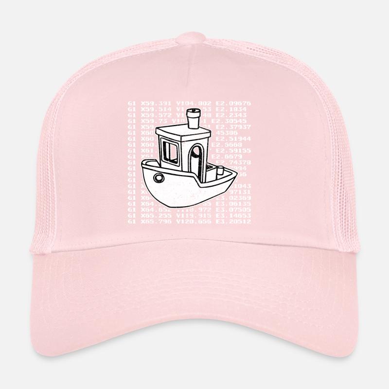 Benchy 3D Gcode Test Hobby Modellierung Trucker Cap