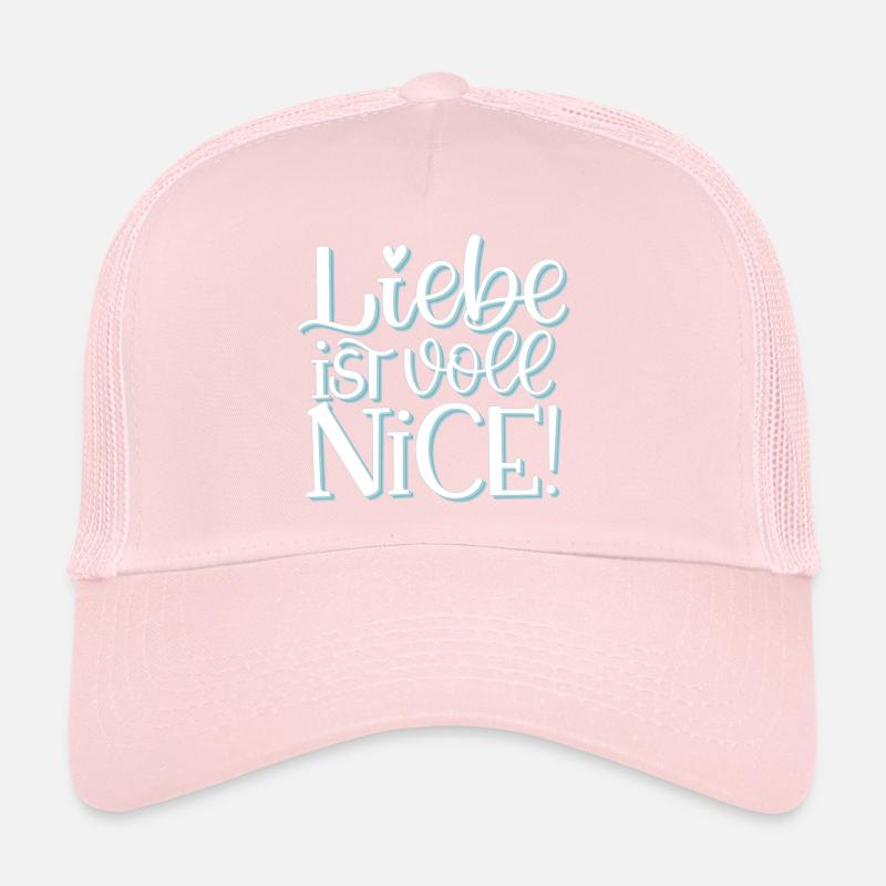 Liebe Ist Voll Nice Trucker Cap