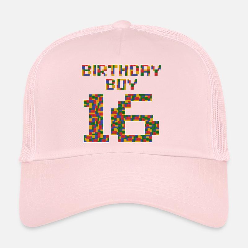 Mignon 16th Birthday Gift 16 ans bâtiment en bloc Casquette trucker 