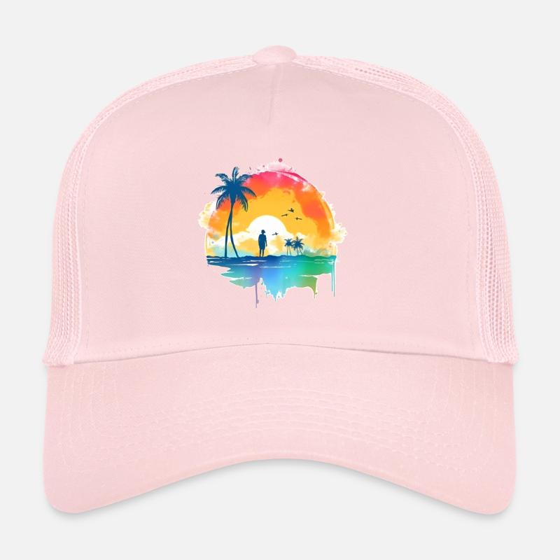 Beach Sunset Trucker Cap