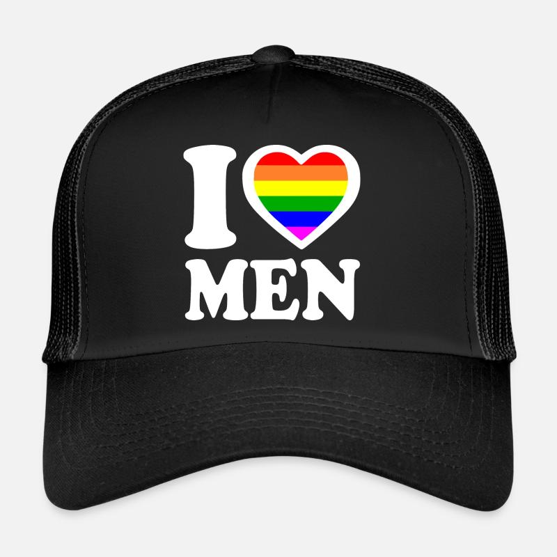 I love men Casquette trucker 