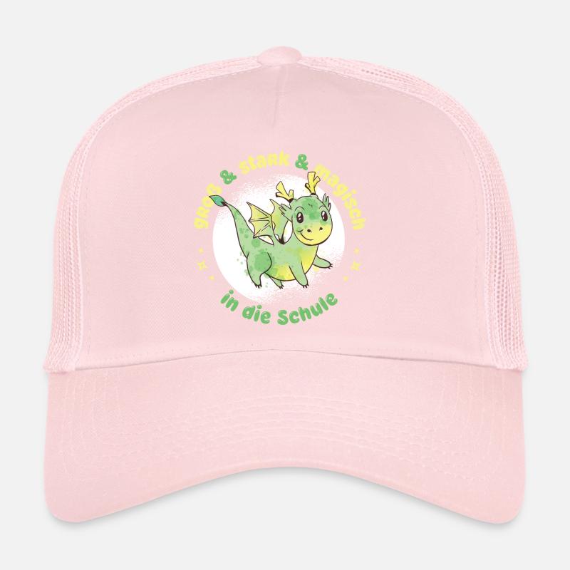 Drache Dino Einschulung - "magisch in die Schule" Trucker Cap