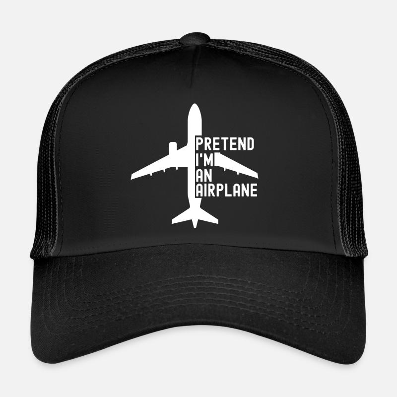 Tu so, als wäre ich ein Flugzeug Halloween-Kostüm Trucker Cap