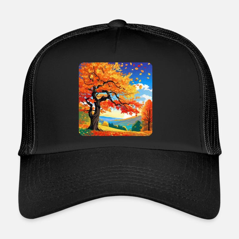 Bunte Herbstlandschaft Trucker Cap