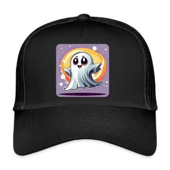 Cute little bogeyman - Trucker Cap - black/black - Front