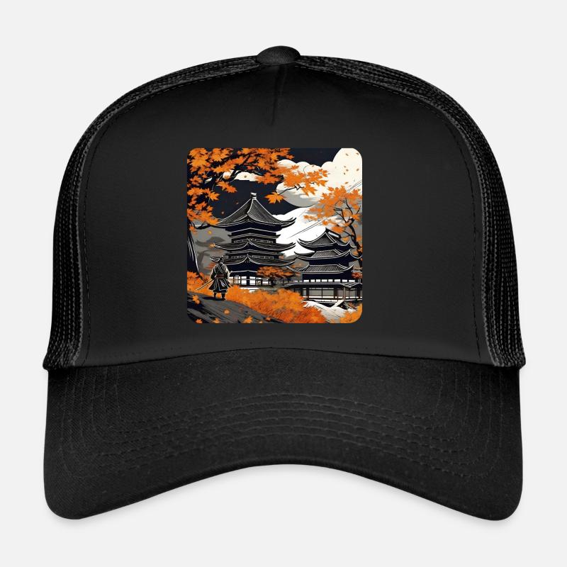 Samurai in Autumn Trucker Cap