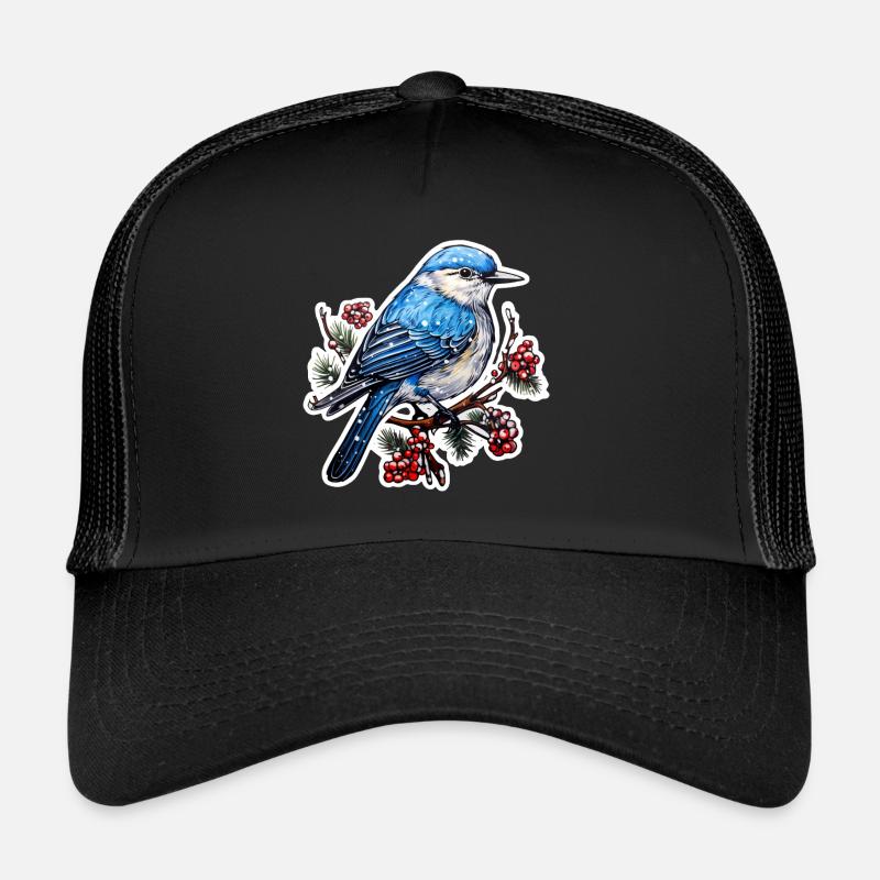 Winterlicher Vogel Trucker Cap
